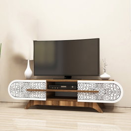 Hanah Home Defne - Walnut White
